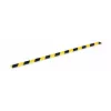 Durable S10 plastikinė plokščia juosta 1000 mm juoda-geltona 40 mm