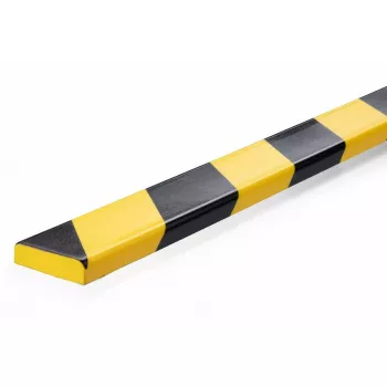 Durable S10 plastikinė plokščia juosta 1000 mm juoda-geltona 40 mm