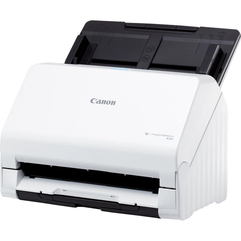 Canon imageFORMULA R30 belaidis dokumentų skaitytuvas, 216 x 356 mm, 600 x 600 DPI, ADF + lakštinis, baltas, CIS, RGB LED