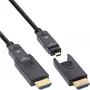 InLine HDMI AOC laidas, Ultra High Speed HDMI, 8K4K, nuimamas kištukas, 15m