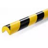 Durable C25R poliuretano juosta juoda geltona apvali 1000 mm