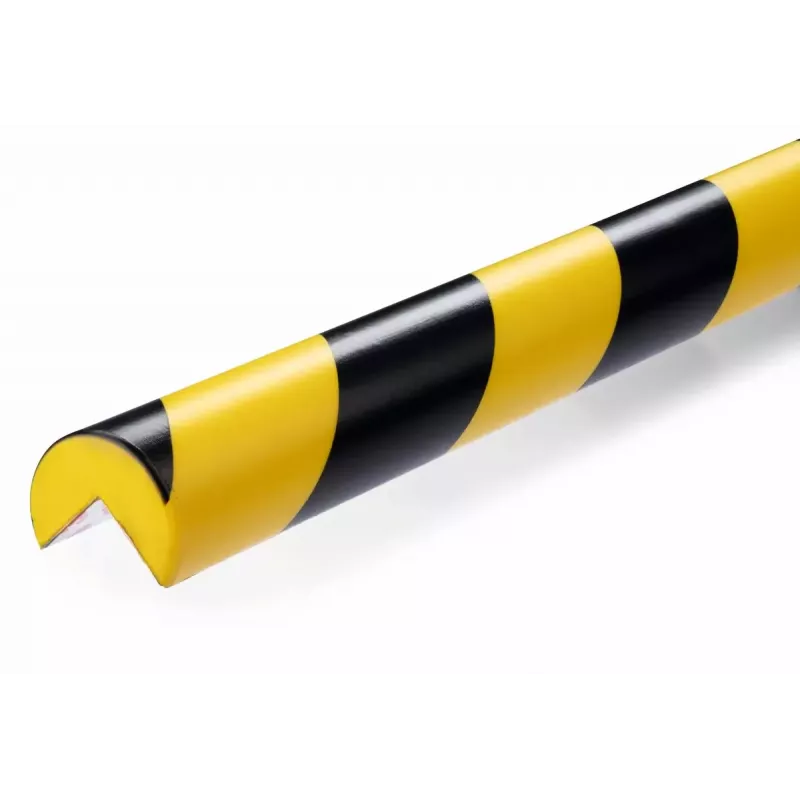Durable C25R poliuretano juosta juoda geltona apvali 1000 mm