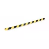 Durable C25R poliuretano juosta juoda geltona apvali 1000 mm