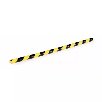 Durable C25R poliuretano juosta juoda geltona apvali 1000 mm
