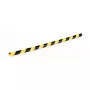 Durable C25R poliuretano juosta juoda geltona apvali 1000 mm