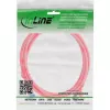 InLine 74901R plonas komutacinis kabelis, Cat.6A, S/FTP, TPE (LSZH), lankstus, PoE, raudonas, 1 m