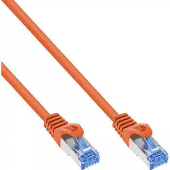 InLine 72614O tinklo kabelis oranžinis 1,5 m Cat6a S/FTP (S-STP)