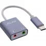 Garso adapteris InLine 33051F USB Type-C pilkas 42x30x12mm