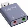 Garso keitiklis InLine 33051E USB Type-A pilkas 42mm x 30mm x 12mm