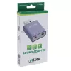 Garso keitiklis InLine 33051E USB Type-A pilkas 42mm x 30mm x 12mm