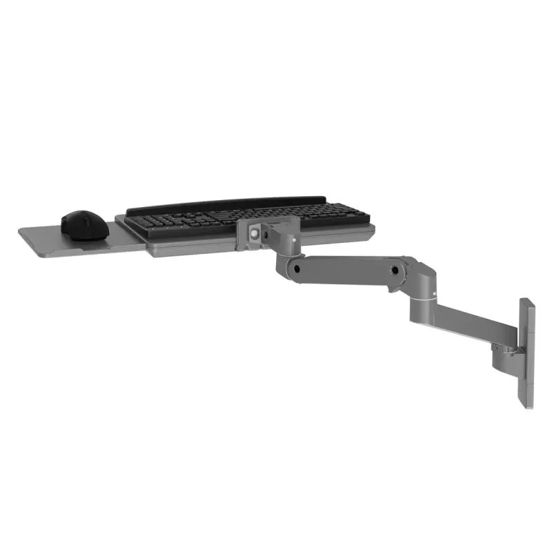 Ergotron LX Pro Wall Keyboard Arm laikiklis klaviatūrai tamsiai pilkas, maksimalus svoris 2,3 kg