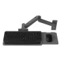 Ergotron LX Pro Wall Keyboard Arm laikiklis klaviatūrai tamsiai pilkas, maksimalus svoris 2,3 kg