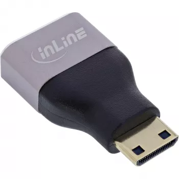 InLine 17991C keitiklis HDMI A į Mini HDMI C juodas, pilkas