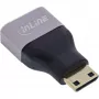 InLine 17991C keitiklis HDMI A į Mini HDMI C juodas, pilkas