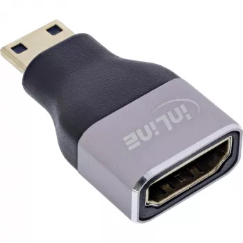 InLine 17991C keitiklis HDMI A į Mini HDMI C juodas, pilkas