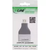 InLine 17991B HDMI A į Micro HDMI D adapteris, juodas pilkas