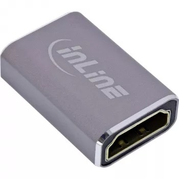 HDMI adapteris InLine 17991A pilkas su auksuotais kontaktais