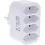 Maitinimo adapteris kištukui Type F į Type C InLine 16471E baltas