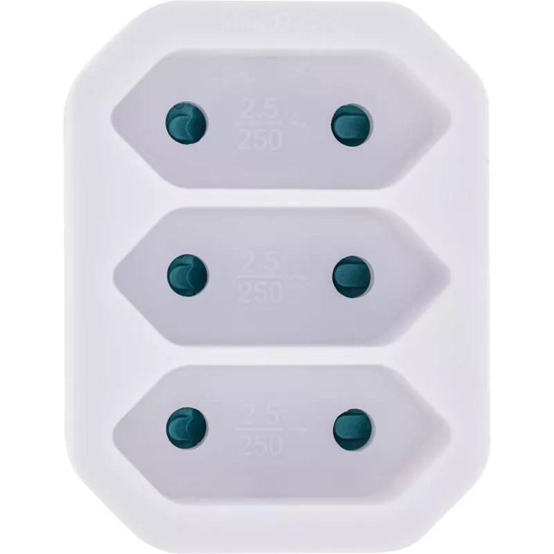 Kištukinis adapteris Type F į Type C InLine 16471A baltas