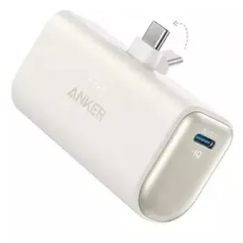 Powerbank Anker A1653021, 5 mAh, Power Delivery, 2× USB-C, 18 W, 3 A, Smėlio spalvos