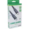 InLine 35902A USB4 Gen 3x2 laidas USB C 2 m Juoda