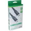InLine 35904A USB4 Gen 3x2 USB-C laidas 1,5 m juodas