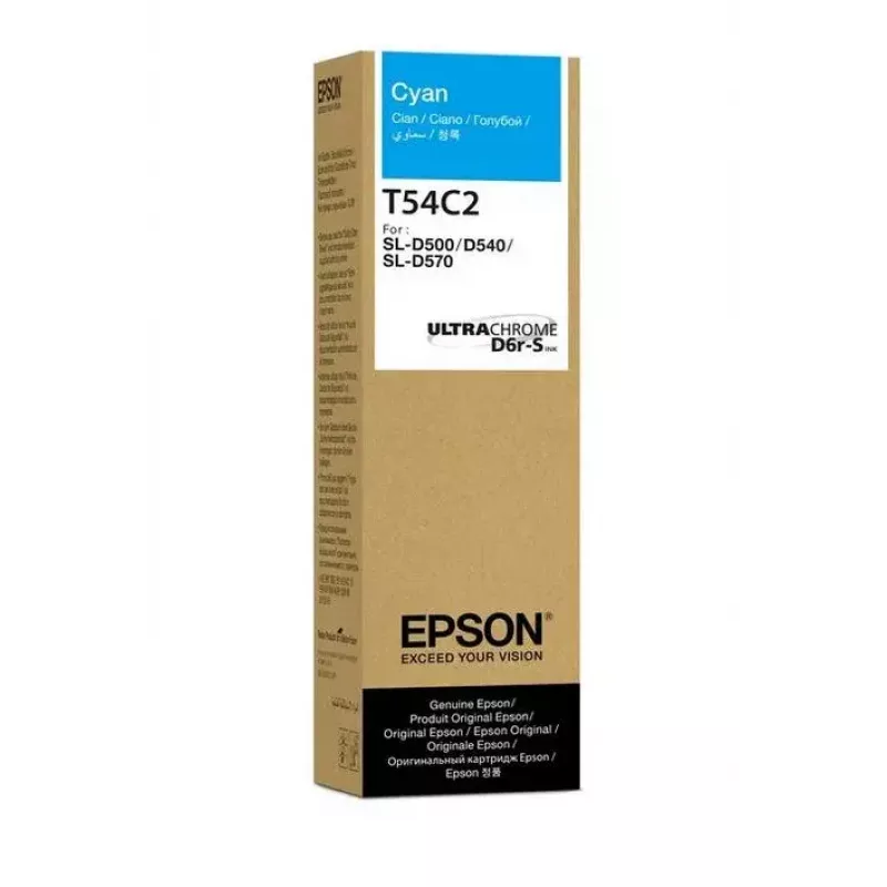 Epson T54C rašalas cyan, 70 ml, originalus (C13T54C220)