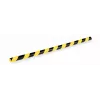 Durable S32R plastikinis apvalus profilis juodai geltonas 1000 mm