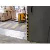 Durable S32R plastikinis apvalus profilis juodai geltonas 1000 mm