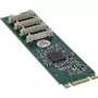 InLine 76660W vidinis nuoseklusis adapteris M.2 vyriškas ASIX AX99100 4 Gbit/s
