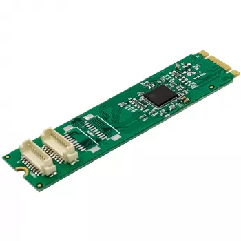 InLine 76660X Vidinė M.2 serijinė sąsajos plokštė, 2x RS-232, 4 Gbit/s