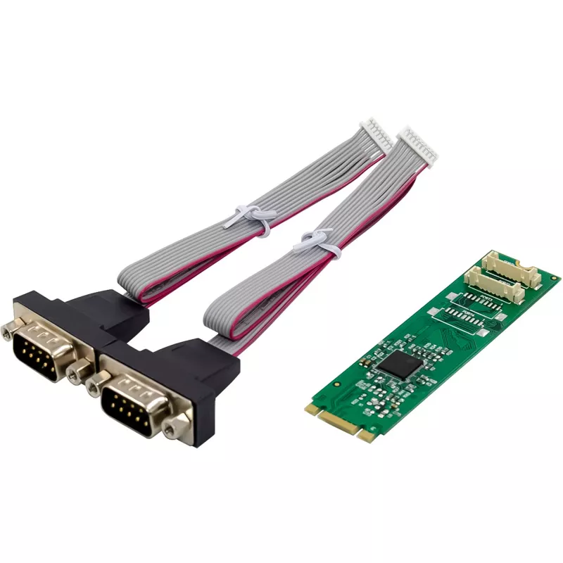 InLine 76660X Vidinė M.2 serijinė sąsajos plokštė, 2x RS-232, 4 Gbit/s