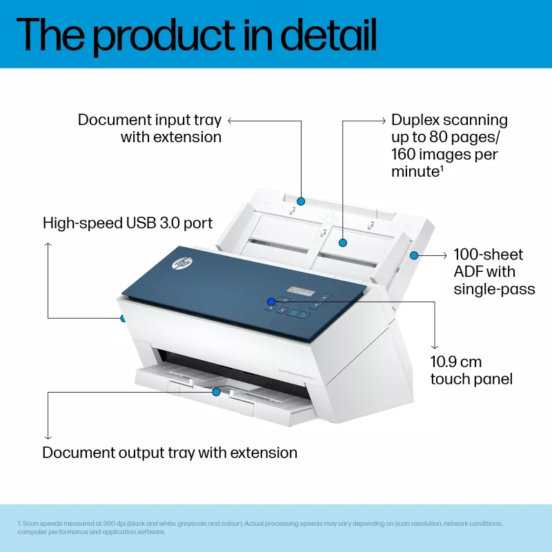 HP ScanJet Enterprise Flow 9000 s1 lakštinis skaitytuvas 600 x 600 DPI