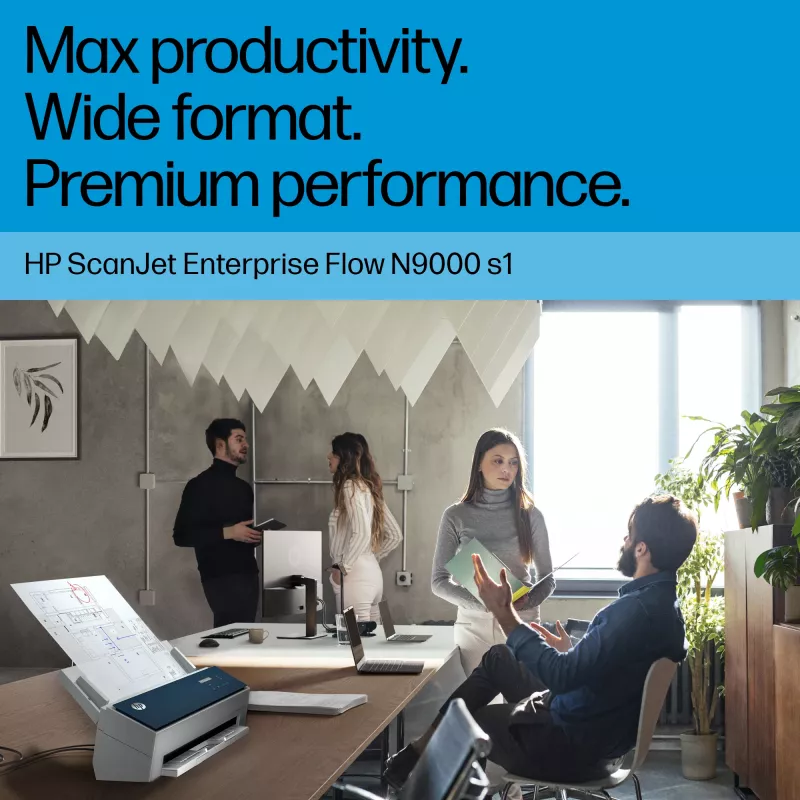 HP ScanJet Enterprise Flow 9000 s1 lakštinis skaitytuvas 600 x 600 DPI
