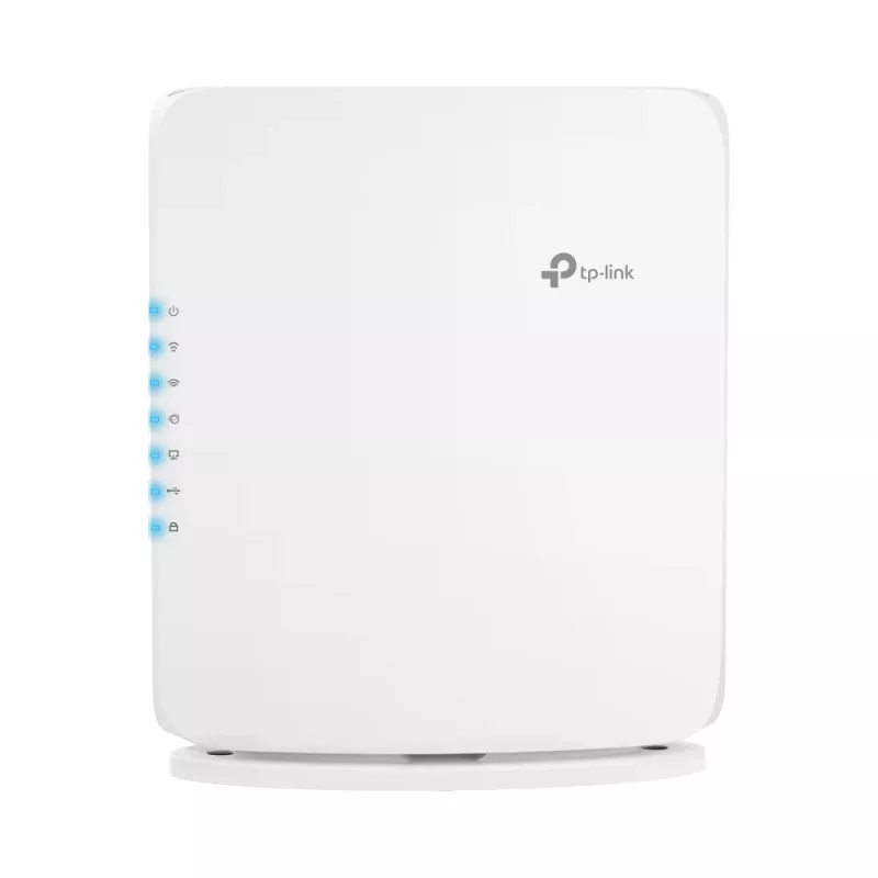 Belaidis maršrutizatorius TP‑Link Archer BE450 — Dviejų juostų (2,4/5 GHz), Wi‑Fi 7, Multi‑Gigabit Ethernet, 5x LAN, USB, baltas