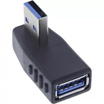USB 3.2 Gen 1 adapteris 270° InLine 35300U — USB Type-A į Type-A, stačiu kampu