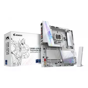 Motininė plokštė Gigabyte AORUS Z890 TACHYON ICE - Z890 mikroschemų rinkinys - LGA1851 - E-ATX