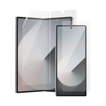 PanzerGlass apsauginis rinkinys Samsung Galaxy Z Fold7 – TPU pagrindiniam ekranui ir stiklinis dangtelio ekranui, atsparus smūgiams ir įbrėžimams