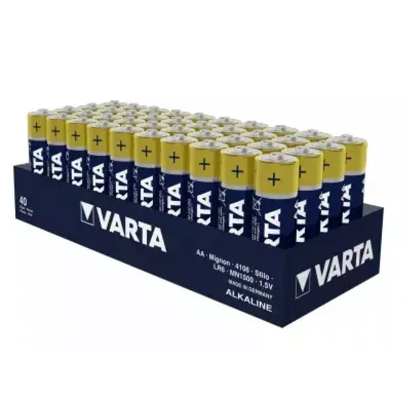 Vienkartinė baterija Varta Longlife AA Folie 40