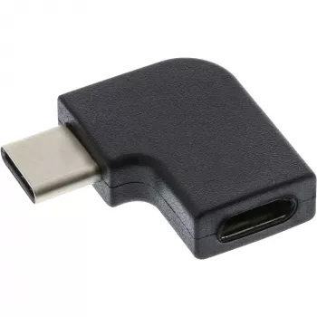 InLine USB 3.2 Gen.2 adapteris, USB-C kištukas / USB-C lizdas, kampuotas