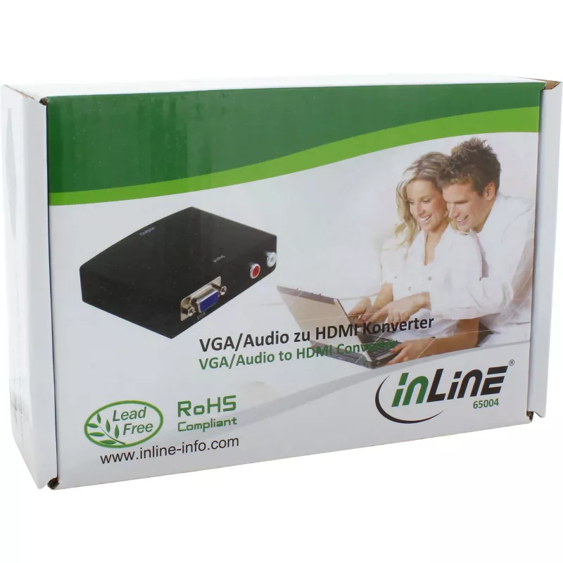 InLine 65004 VGA + garso keitiklis į HDMI