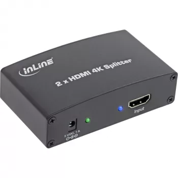 InLine HDMI skirstytuvas / kopijavimo įrenginys, 2 prievadai, 4K2K