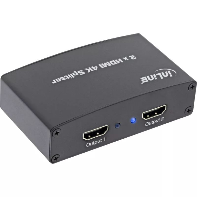 InLine HDMI skirstytuvas / kopijavimo įrenginys, 2 prievadai, 4K2K