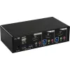 InLine Desktop KVM jungiklis, 2 prievadai, HDMI, USB 3.0 šakotuvas su garsu
