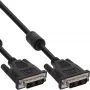 InLine DVI-D laidas 24+1 kištukas / kištukas Dual Link 2 ferito žiedai 2 m