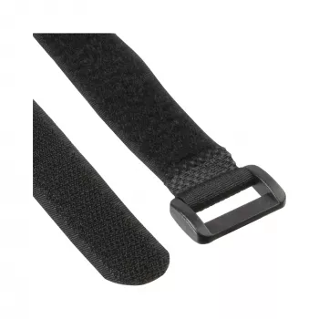 InLine kabelių rišimo juostos su lipnia juosta 10 vnt juoda 20 mm x 300 mm