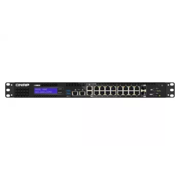 QNAP QGD-1602-C3758-16G valdomas L2 tinklo jungiklis su 16 2.5G Ethernet prievadų