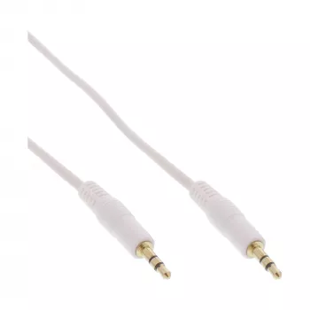 InLine Audio kabelis 3.5 mm stereo kištukas / kištukas baltas/auksinis 2.5 m