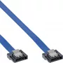 InLine SATA 6Gb/s laidas mažu kištuku 0,3 m su fiksatoriais