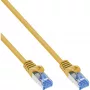 InLine 72655Y tinklo kabelis Geltonas 0.5 m Cat6a S/FTP (S-STP)